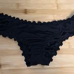 Shade & Shore Size Small Black Ruffled Women's Bikini Bottom Swim Suit Photo 0