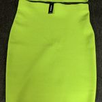 EXPRESS NWT  Green Two-Piece One Shoulder Top & Skirt Size L Photo 2