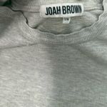 Joah Brown  Gray Long Sleeve Top Photo 2