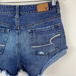 American Eagle  Shorts 2 Hi-Rise Distressed Crochet Lace‎ Fray Hem Festival Photo 5