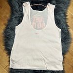 Nike  S ECHO PINK MODERN MUSCLE DRI-FIT BUNGEE OPEN BACK WORKOUT TANK TOP Size Photo 3