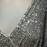 Oleg Cassini  Gold Sequin Gown Size 18W Half Sleeve Dress Plus Size Lined Holiday Photo 1