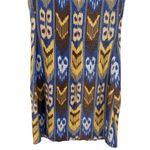 Tory Burch  Kiersten Linen Blend Sleeveless Ikat Print Sheath‎ Dress Size 8 Retro Photo 7