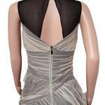 Crew neck Shirred sleeveless mini dress S Multiple Photo 5