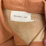 Mustard Seed Faux Leather Crop Jacket Photo 6
