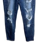 Judy Blue 430.  dark wash distressed high rise boyfriend jeans size 5/27 Photo 2