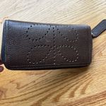 Orla Kiely Punched Stem Brown Leather‎ wallet Photo 7