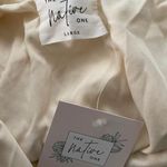 NWT Beaded Shift Dress White Size L Photo 3