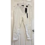 Jordache  Super Skinny Ankle High Rise White Jeans Size 14‎ NWT Photo 1