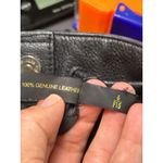 Rebecca Minkoff Rebecca‎ Minkoff Boho Fringe Moto Bucket Bag - Black Pebbled Leather Photo 11