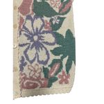 Unique Vintage Vintage 80s metallic sparkle pastel floral oversized knit cardigan size large Photo 4