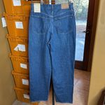 Madewell NWT Baggy Straight Jeans in Dark Worn Indigo Wash Size 27 Photo 5