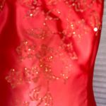 Jump  Pink Prom Dress Strapless Tie Back Size 11-12 Photo 8