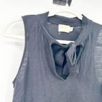 Nation Ltd Womens Elevated Basic Via Tie Front Flowy Pima Cotton Tank Top Size S Photo 2