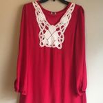 J&M clothing medium burgundy dress Red Photo 0