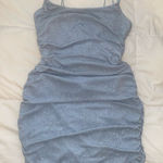 B Darlin B. Darlin Light Blue Short Glitter Spaghetti Strap Mini Party Dress Photo 0
