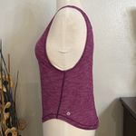 Lululemon Rush Hour Tank Top Heathered Chill Grape Purple Running Top Size 8 Photo 4
