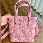 Betsey Johnson NWOT RARE Christmas Cookie Candy Cane Pink Holiday Tote Bag Photo 7