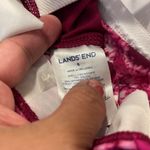 Lands' End  Activewear Gym Tank Top Maroon/Pink/White Size 6 EUC #0823 Photo 5