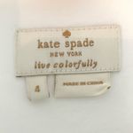 Kate Spade  White Poplin Button Down Shirt Bow Blouse Womens 4 S Preppy Career Photo 4