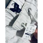 J.Crew NWT Drawstring Pants Size 32 Soft White Causal Comfortable 100% Cotton Photo 5