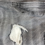 American Eagle  Outfitters Gray Distressed Cropped Jeans Photo 4