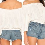 We The Free NWOT,  Dancing Till Dawn Off The Shoulder Crop Top White, Sz XS Photo 2