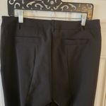 Adrienne Vittadini  Black Slacks Work Pants Size 10 Career Minimalist Zip Pockets Photo 4