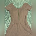 EUC BH Sete Pink and White Floral Lace Romper with Tie Back size small Photo 1