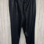 Womens Size 12 Frank Lyman Faux Leather Joggers Black NWT Photo 4