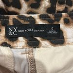 NY&C twill leopard shorts Size 0 Photo 4