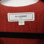 No Comment  Collared Sleeveless Knit Sweater Women Large Textured Retro Preppy Photo 1