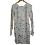 BCBGMAXAZRIA  Jillea Vegan Leather Dress in French‎ Cream Combo Photo 11