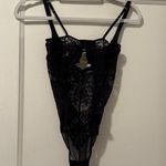 Aerie Show Off Unlined Black Lace Bodysuit Size 32B NWT Photo 4