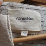 Nanushka Linen Cotton Top Blue Size XS Photo 8