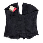 NWT Popilush Lace Corset Bustier Shapewear Top Detachable Straps Black L Size L Photo 6