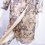 Pendleton  silk floral print wrapped dress, size‎ petite 4 Photo 13
