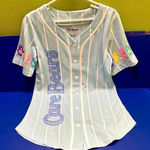 CareBears Graphic Baseball Jersey Shirt L Blue Size L Photo 0