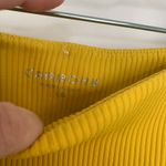 Carbon38 Ribbed 7/8 Legging Womens XS Yellow Athletic Pants Photo 8