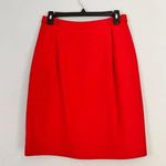 Talbots Red Skirt Size 8 petite Photo 0
