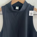 Old Navy NWT Black High Neck RIbbed Tank Powersoft Go-Dry XS Photo 2