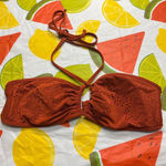 Kenneth Cole New York burnt orange bikini top M Photo 0