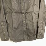 Vtg Scully Womens Western Shirt Small Brown Pearl Snap Embroider Cowgirl NWT Photo 3