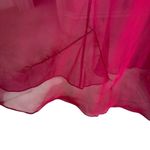 La Femme  Strapless Prom Formal Dress Gown Cranberry Size 6 NWT Photo 11