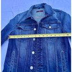 7 For All Mankind  Classic Jean Jacket Button Front Pockets Medium Blue Womens Si Photo 7