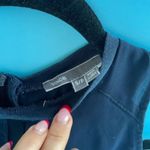 Vince  Navy Blue Crew Neck Sleeveless Layered Look Pullover Blouse Top Size S Photo 2