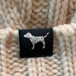 Pink By Victoria Secret Fleece Lined Winter Pom Pom Hat Tan Photo 5