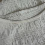 Madewell  Smocked Boatneck Tank in White, Size Small Photo 9