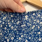 Princess Polly  Blue Floral Mini Dress V Neck Fit Flare Size 8 Cottagecore Photo 4