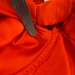 ASTR The Label Mariela Dress Size Medium Slip Midi NEW Red Orange Satin NWOT Photo 3